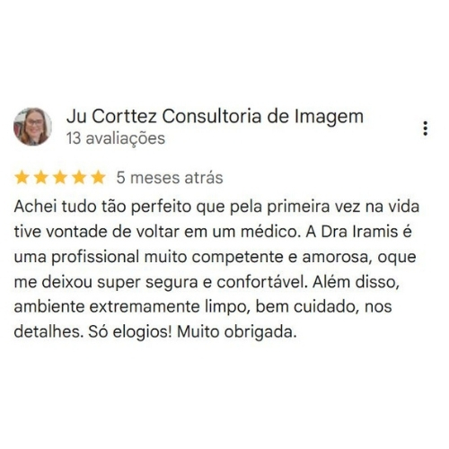 Depoimento Google Dra. Iramis Maria Camejo Solano